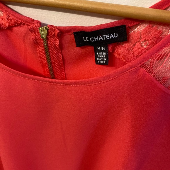 LE CHATEAU | Silky Lace Tank - Size M - Picture 3 of 5